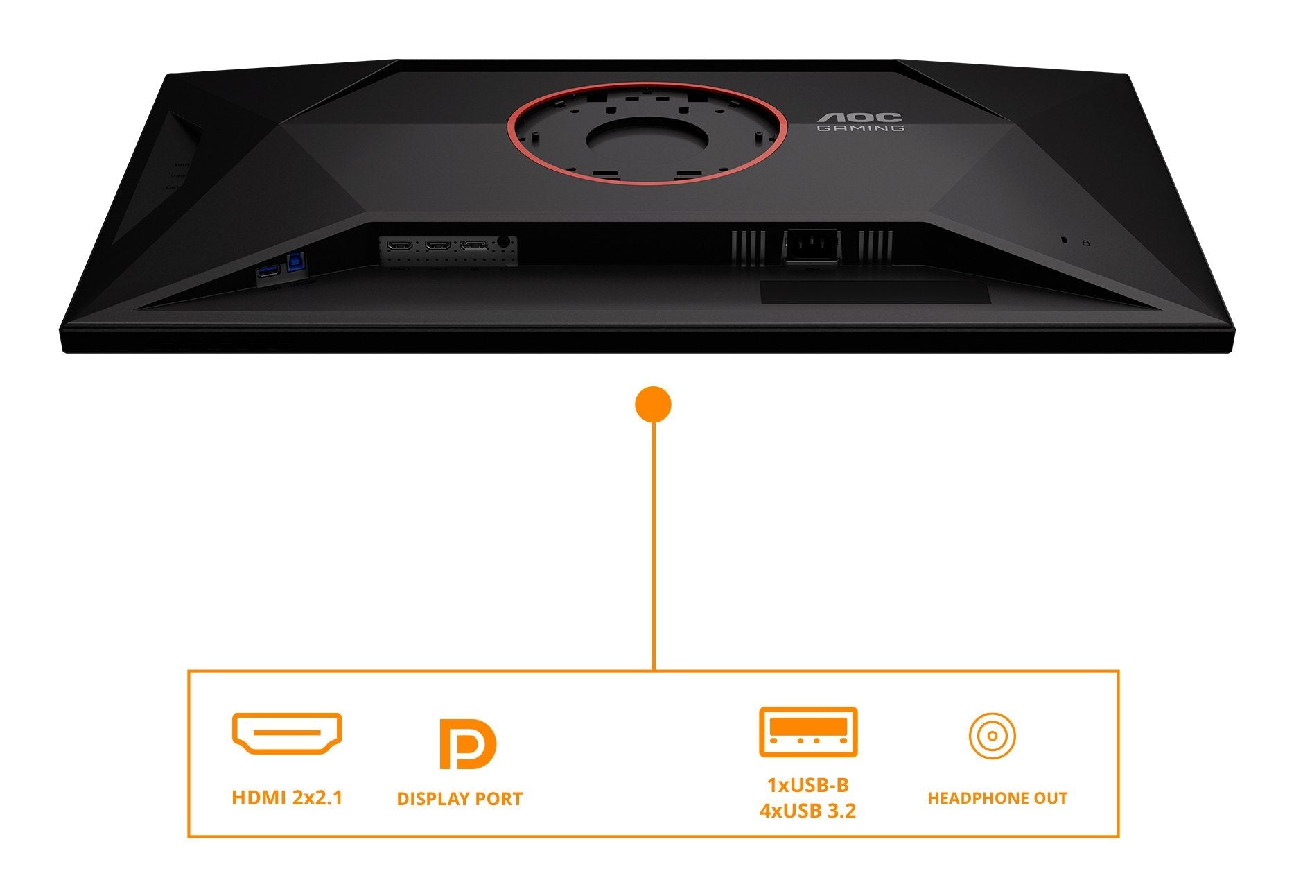 Aoc 80,0cm 32" U32g4u 16:09 2xhdmi+Dp+Usb 4k Negro Red