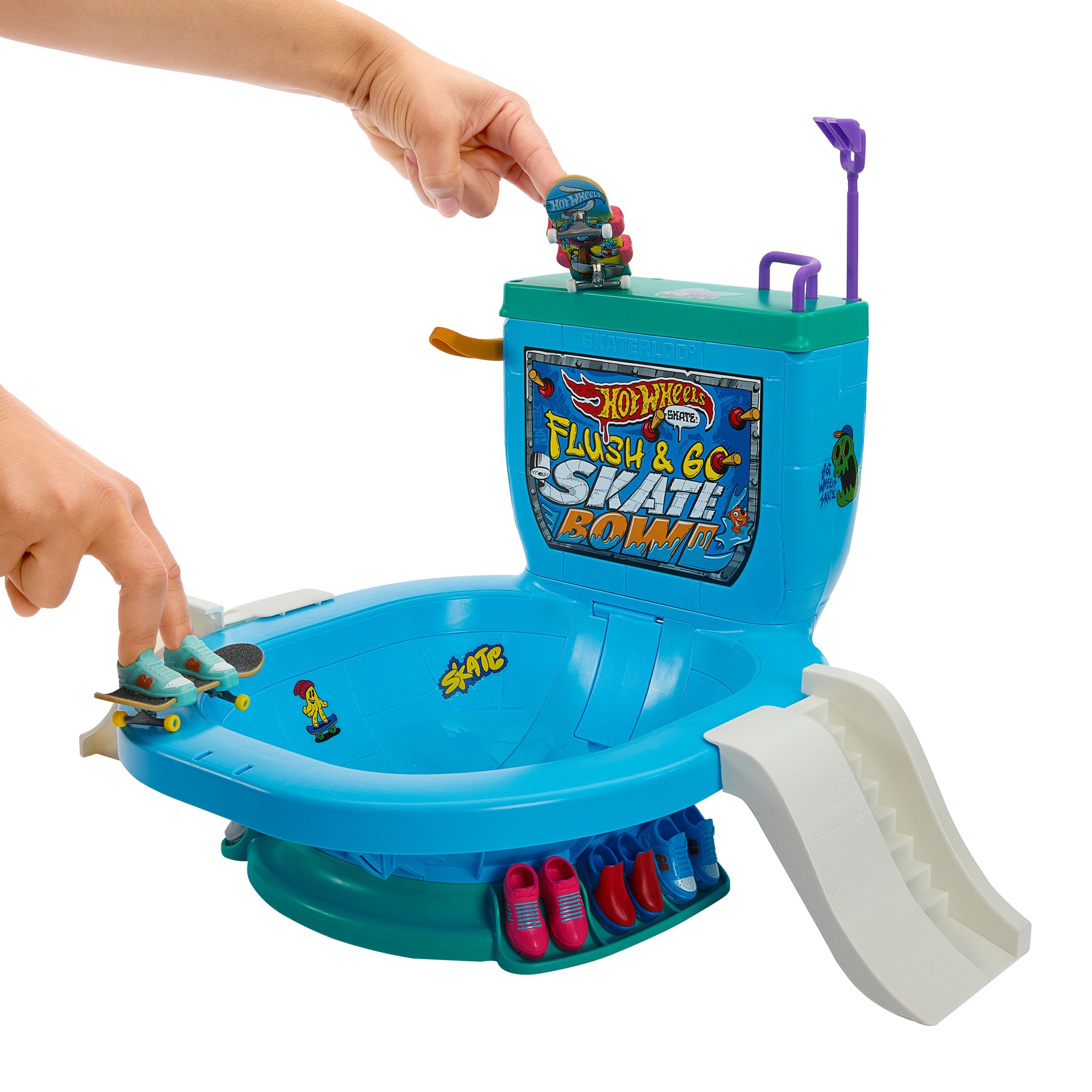 EAN 0194735232697 - Hot Wheels Skate HXL16 juego y juguete de habilidad/activo Conjunto de iniciación para monopatín de dedos imagen 3