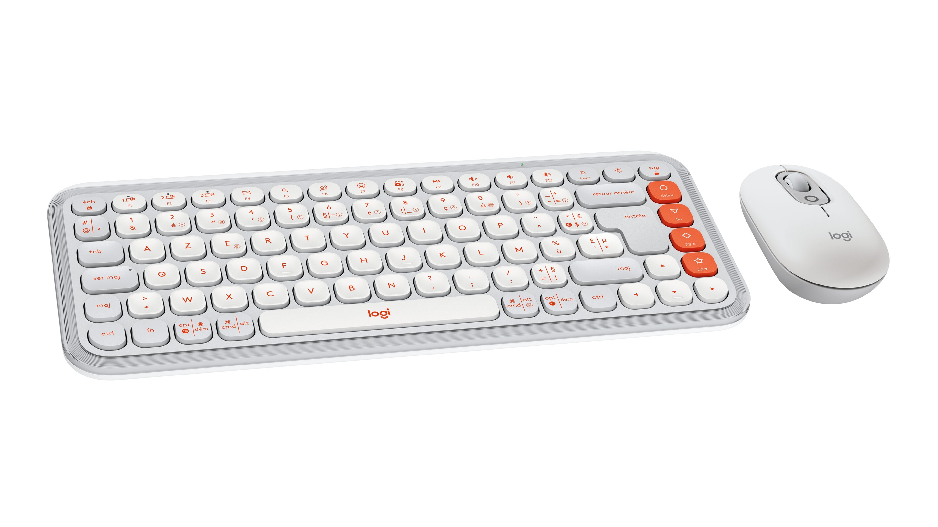 EAN 5099206127753 - Logitech 920-013110 teclado Ratón incluido Universal Bluetooth AZERTY Francés Blanco imagen 3
