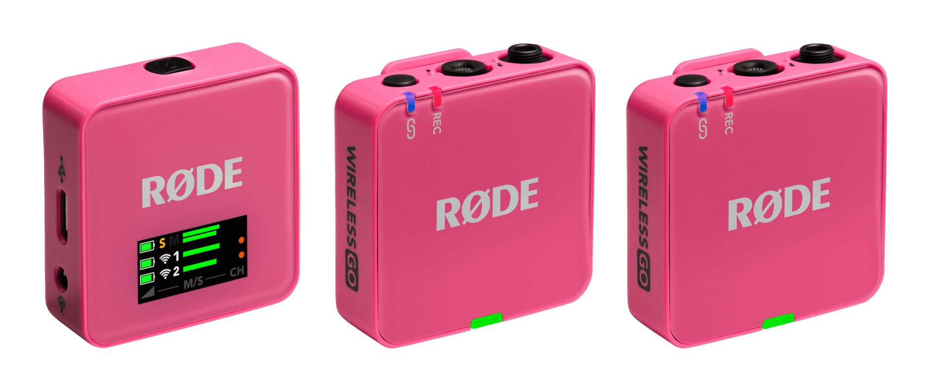 Rode Microphones Wireless Go (Gen 3), Micrófono Rosa Wigogen3pin