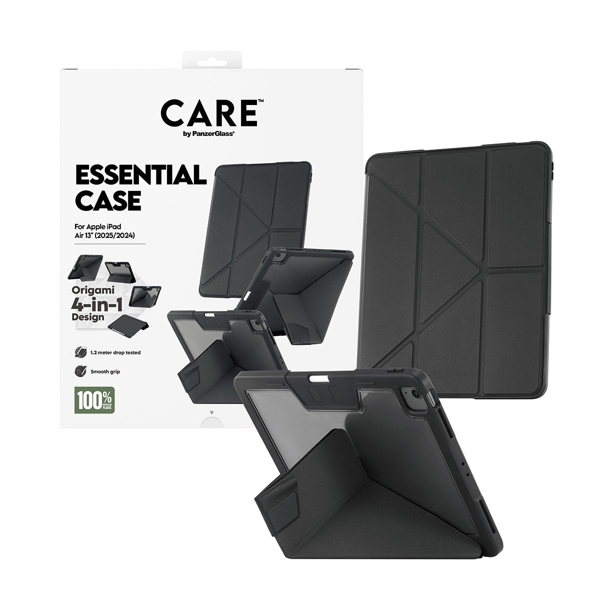 EAN 5715685030741 - PanzerGlass CARE™ by Essential Case Black iPad Air 13" (2024-2026) funda para teléfono móvil Negro imagen 5
