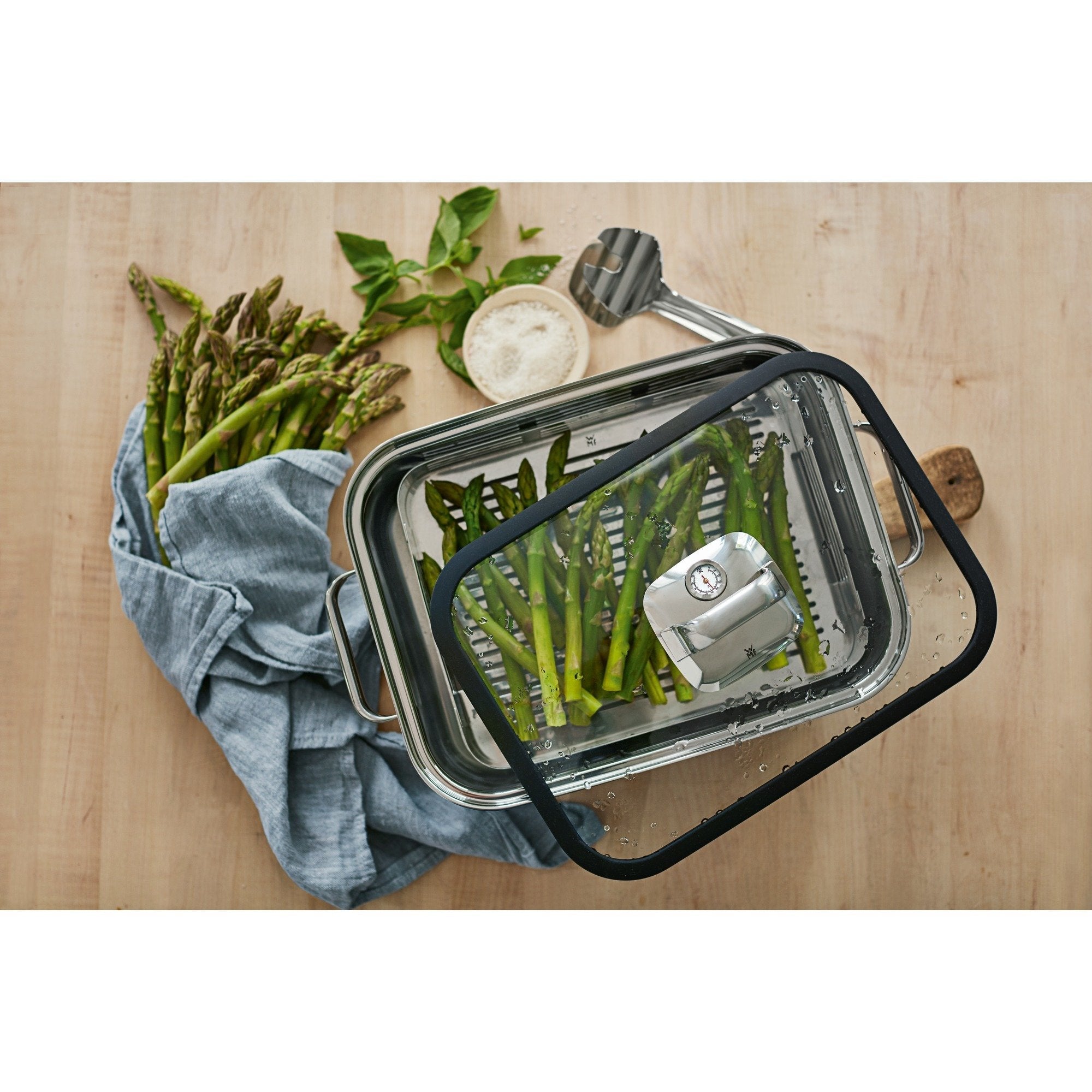 Wmf Vitalis Dampfgarer Mit Glasdeckel 6,5 L