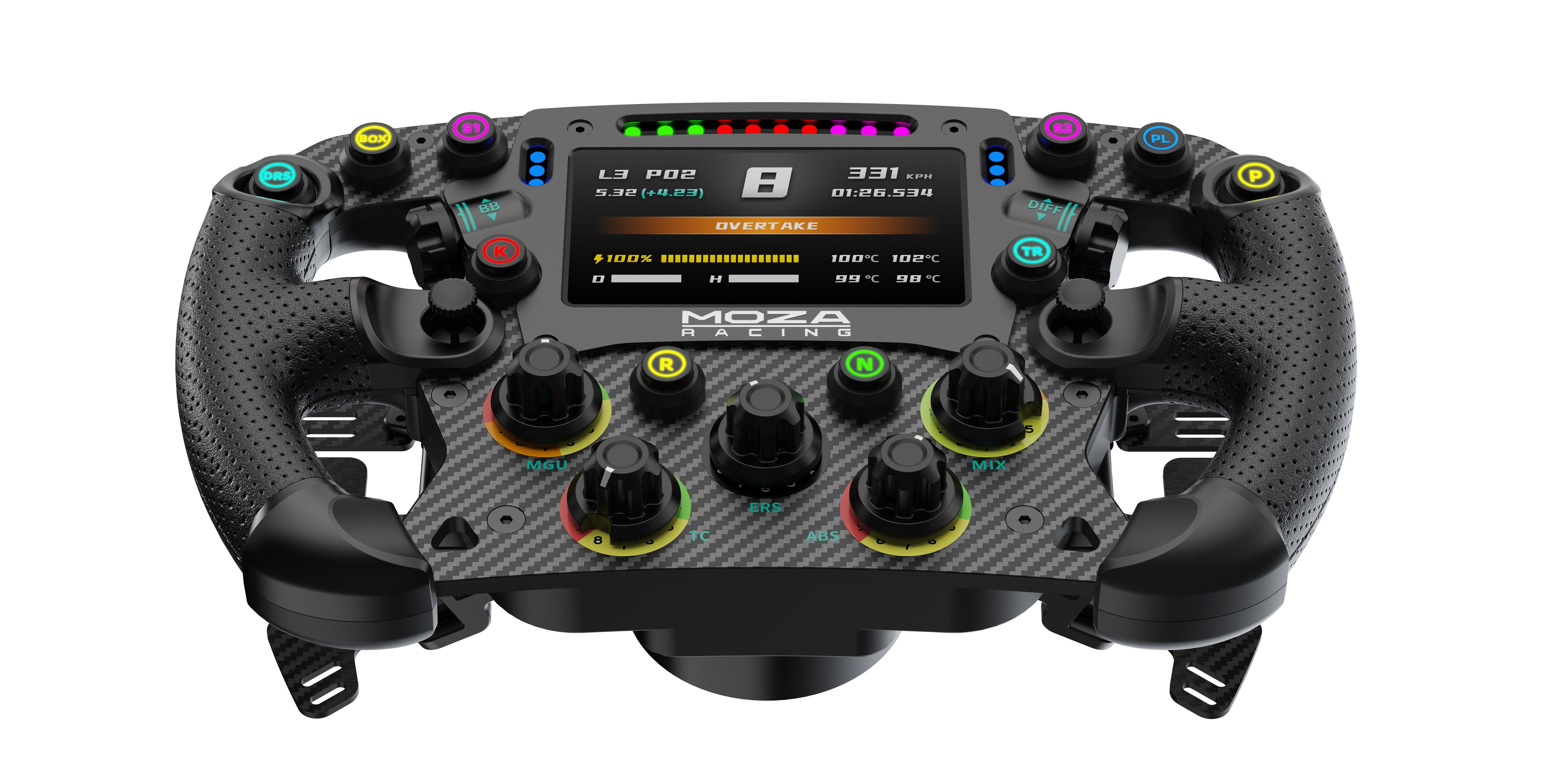 Moza Racing Controlador Rs068 / Fsr2 Formula Wheel Negro