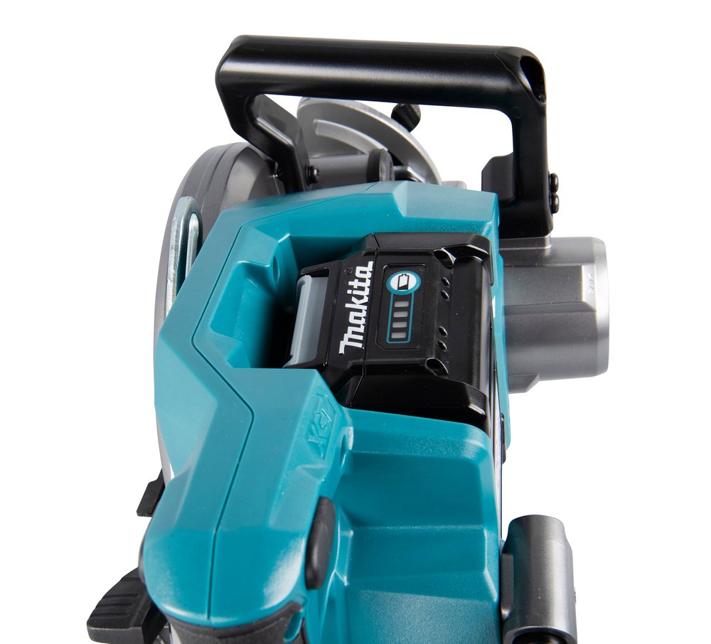 Sierra Circular Inalámbrica Makita Rs001gz Xgt, 40 Voltios (Azul/Negro, Sin Batería Ni Cargador)
