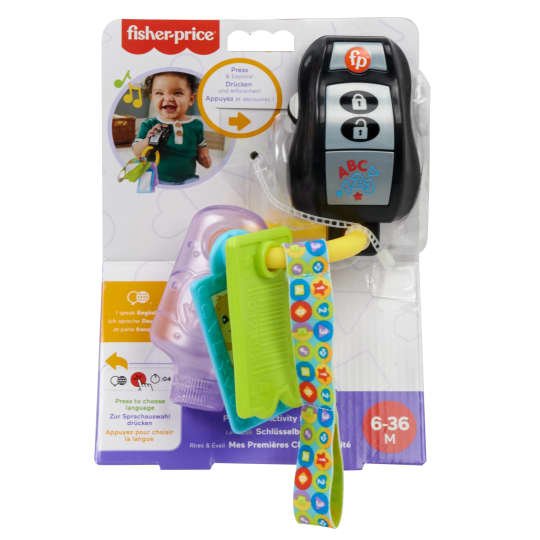 Fisher-Price Learning Fun Activity Key, Bit Ring Versión Multilingüe Hxf50