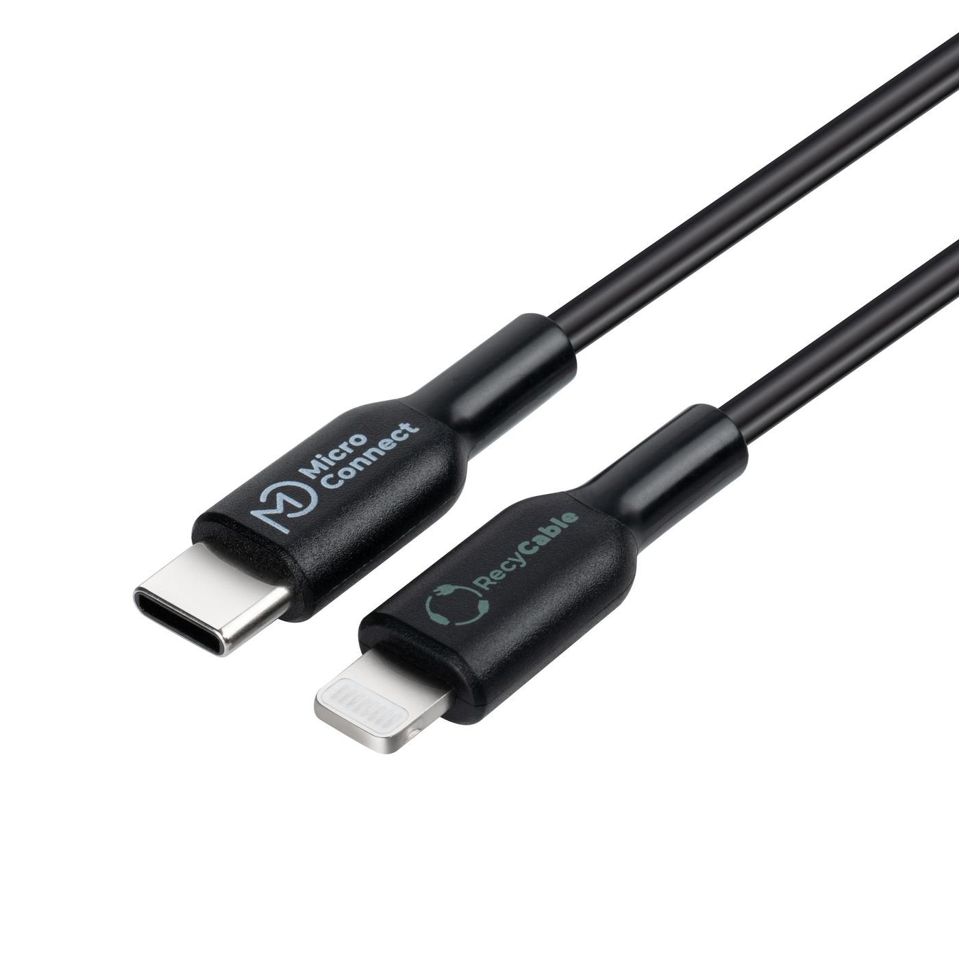 EAN 5715063597460 - Microconnect ECO-USB3.1CL2 cable de conector Lightning 2 m Negro imagen 1