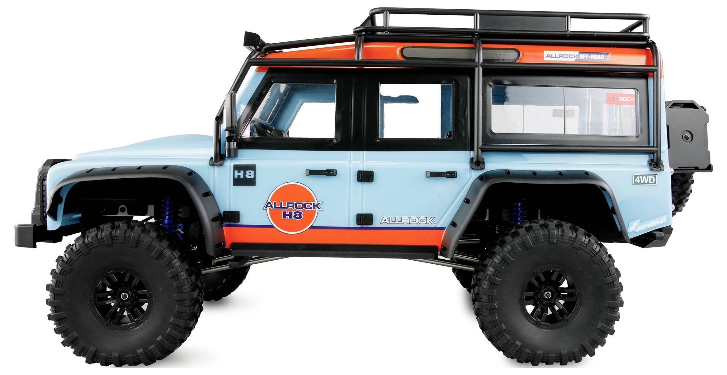 Amewi Allrock H8 Scale Crawler Brushless 1:8 Artr Azul Orang