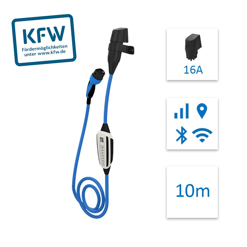 Nrgkick Kfw Select 10m Gsm/Gps Prot. Cover, Wall Socket 16a
