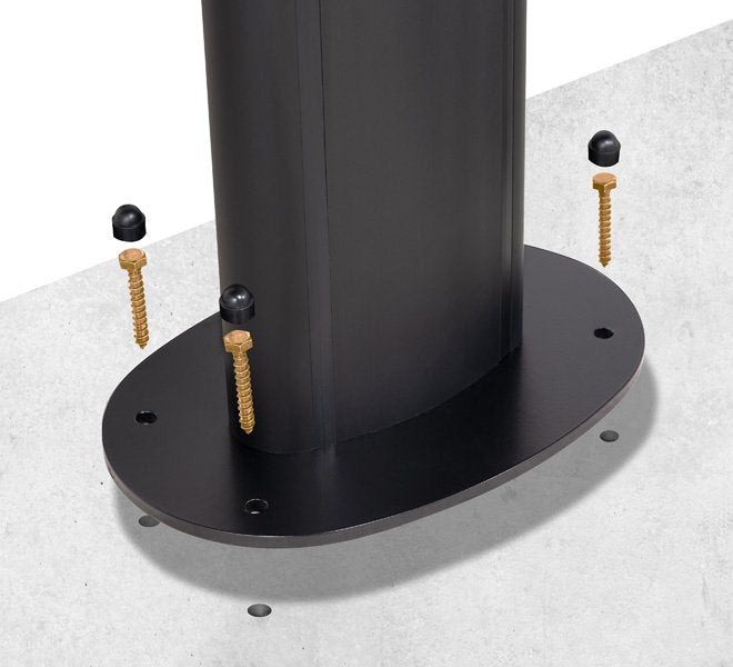 Mode-Al - Bolt Down Floor  Base For Bt8385, Black