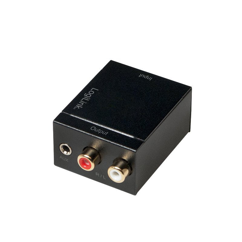 Logilink Convertidor De Audio Digital A Analógico 3.5mm  Spdif Coax