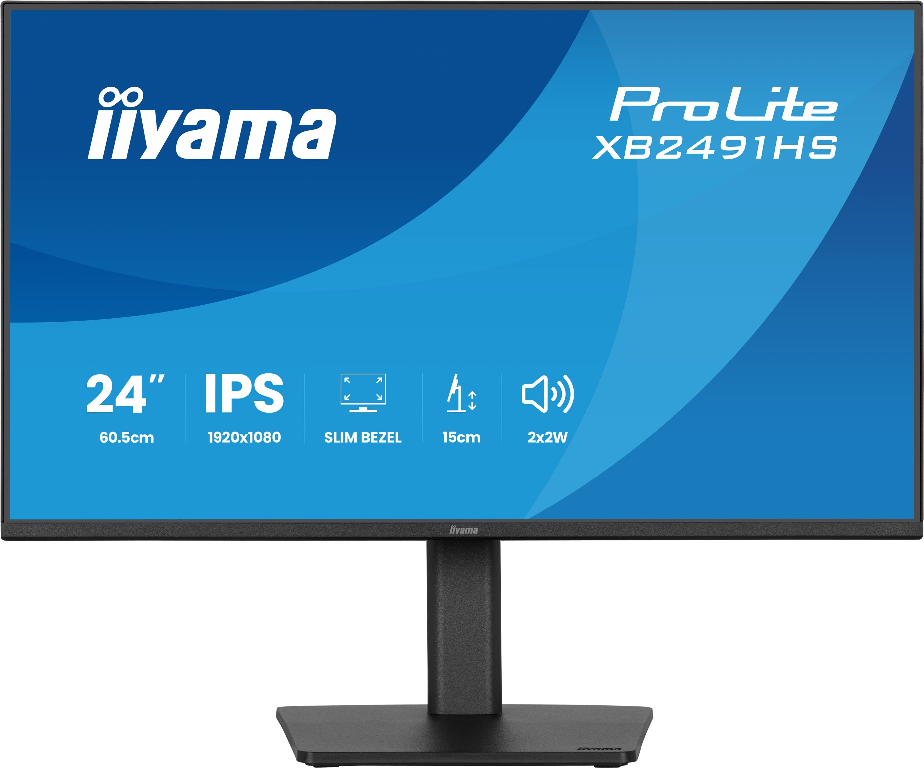 EAN 4948570127405 - iiyama ProLite XB2491HS-B1 pantalla para PC 60,5 cm (23.8") 1920 x 1080 Pixeles Full HD LCD Negro imagen 3