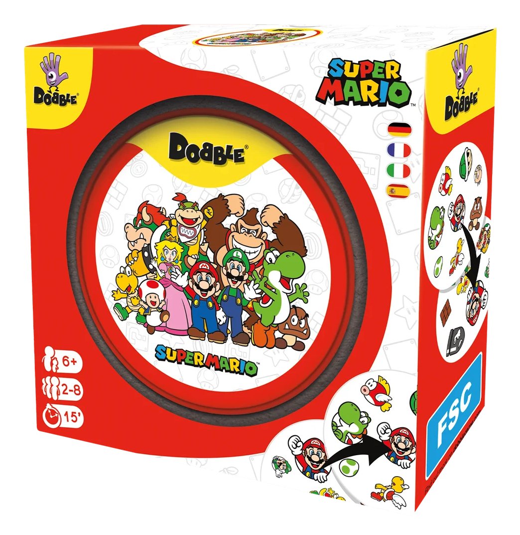 Juego De Mesa Dobble Super Mario Edad Recomendada 7 Años