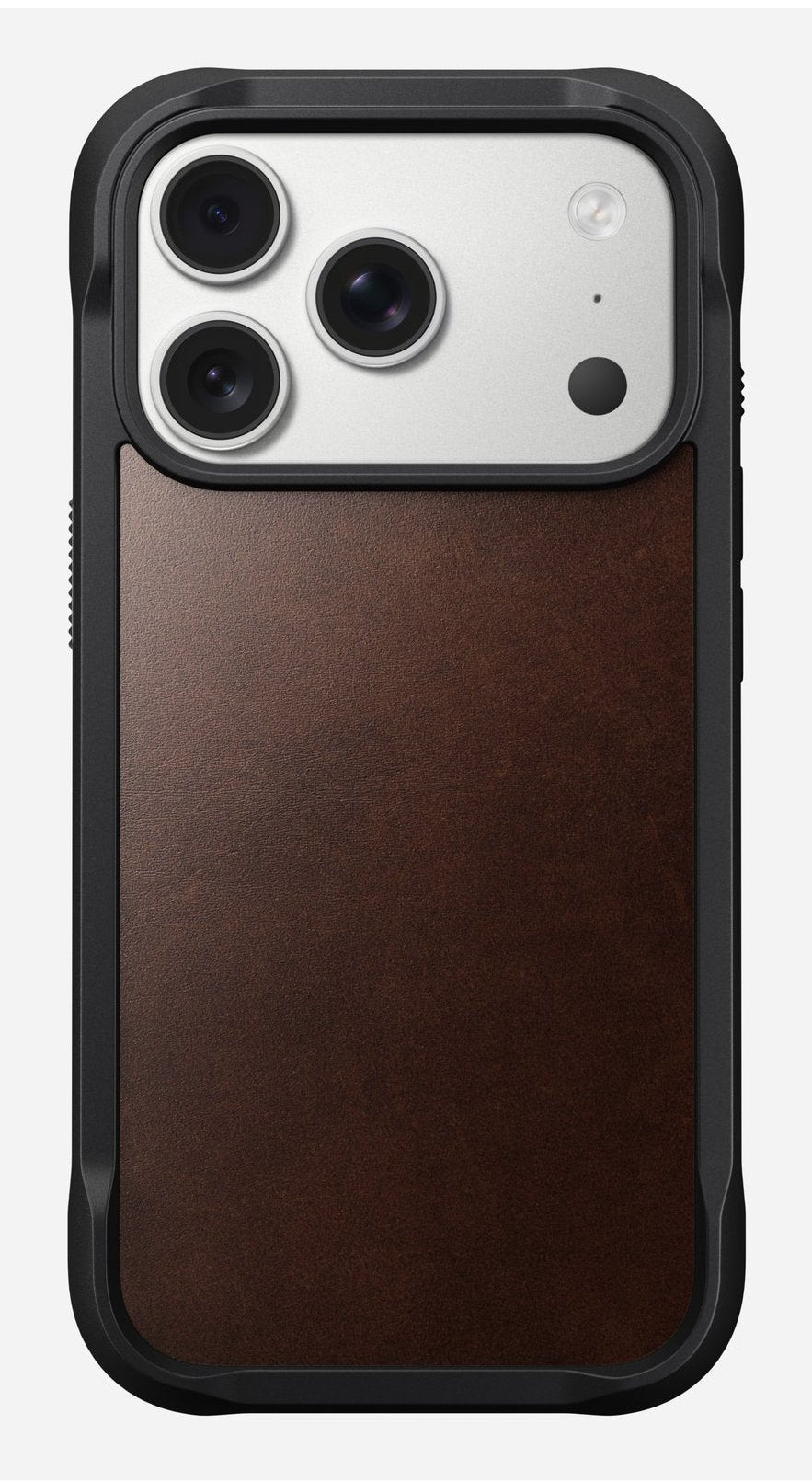 Nomad Rugged Leather Case Iphone 17 Pro Rustic Brown Horween