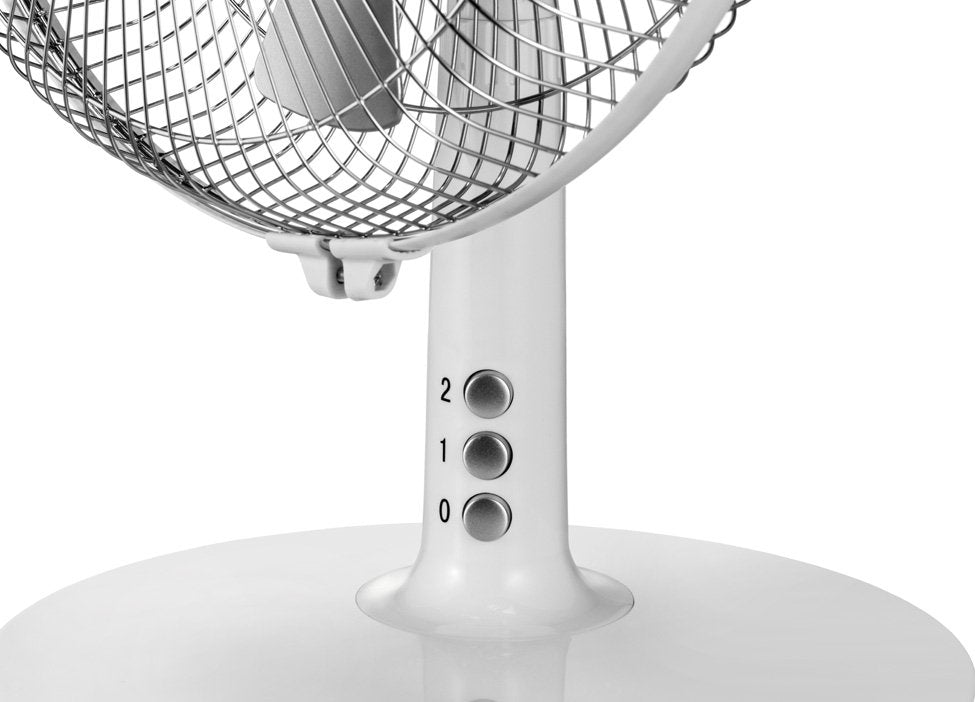 Ventilador De Sobremesa Unold 86810 Silverline Blanco/Gris