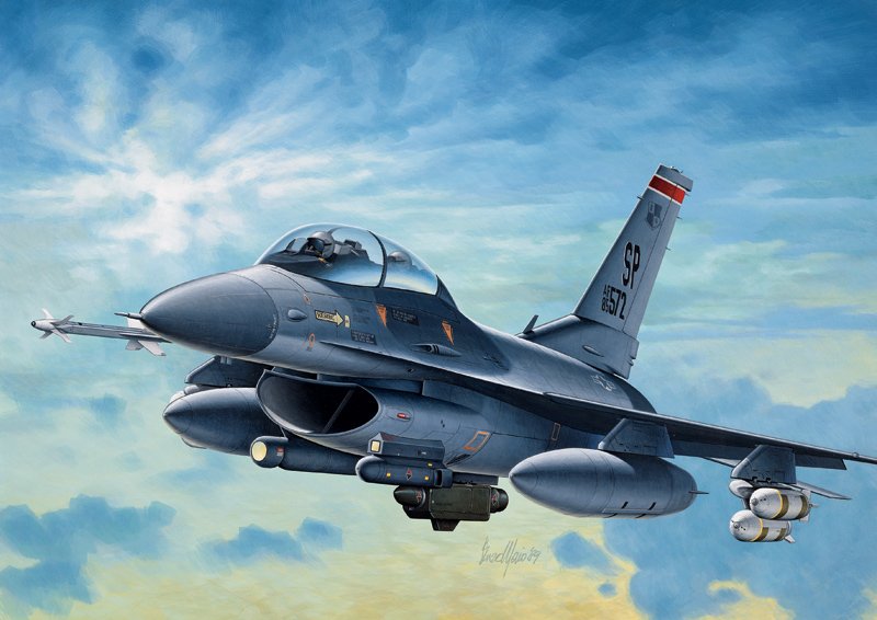 EAN 8001283801881 - Italeri F-16 C/D Night Falcon Maqueta de avión de ala fija Kit de montaje 1:72 imagen 1