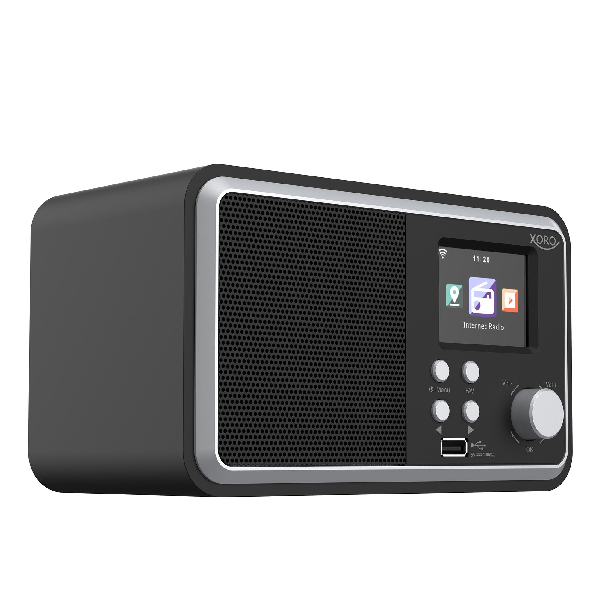 Xoro Dab 300 Ir, Internet Radio, Dab+,Bt,Usb,Upnp, Blanco