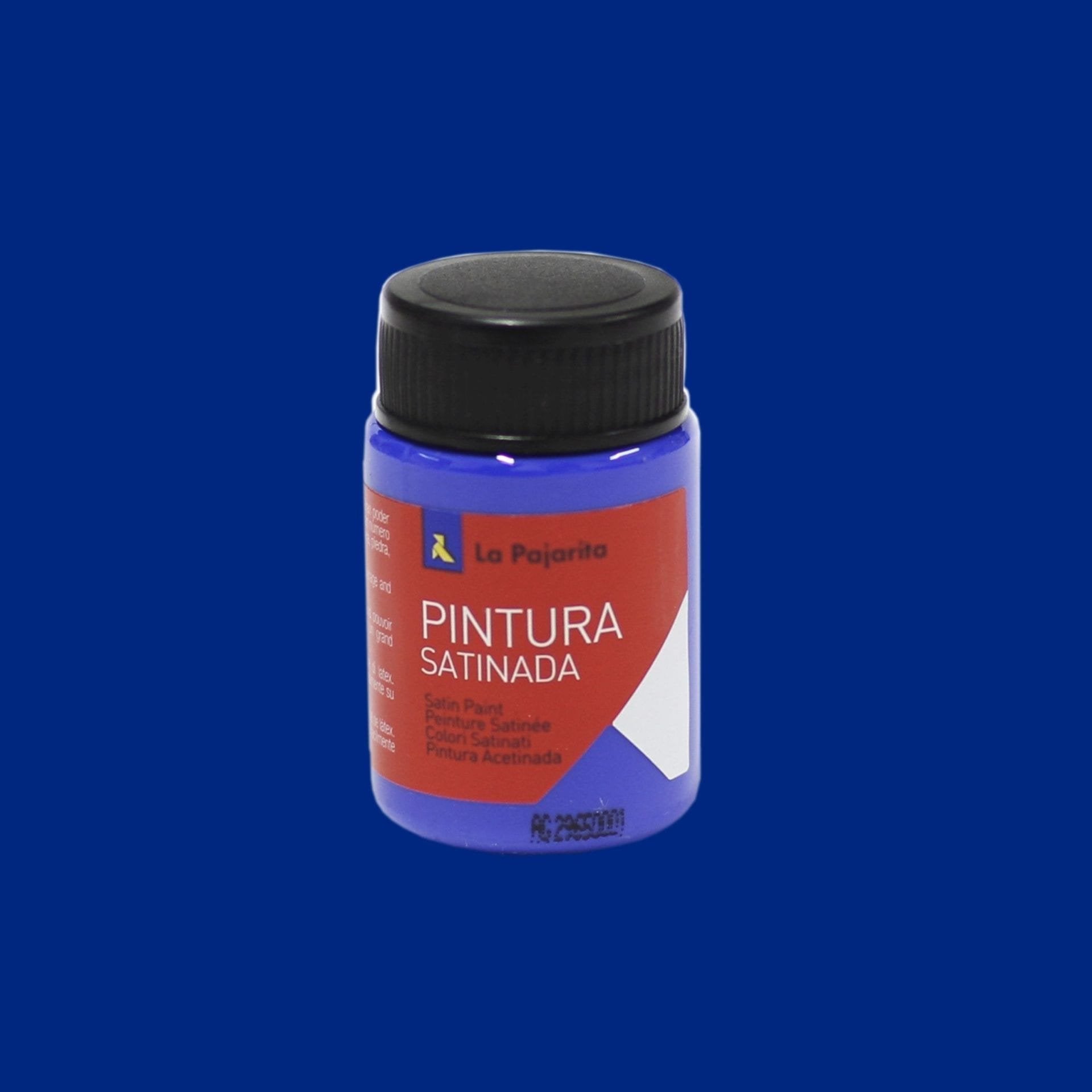 La Pajarita Témpera Escolar Bote De 35ml Satinada Azul Ultramar L-11