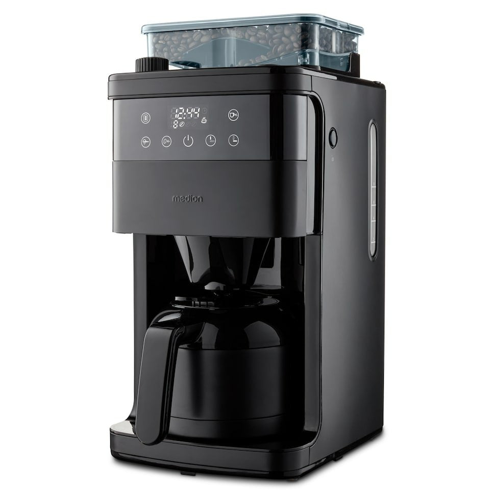 Md 19911 Kaffeemaschine Mit Mahlwerk Schwarz