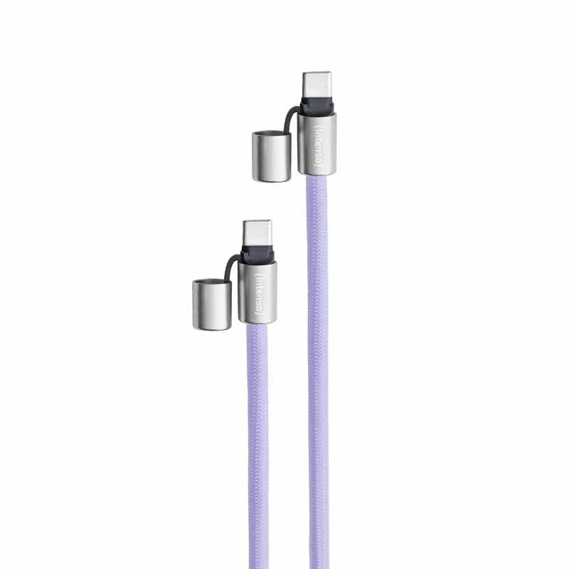 EAN 4034303037162 - Intenso Handykette als Lade- + Datenkabel USB-C bis 1,65m lila cable USB USB C Púrpura imagen 3