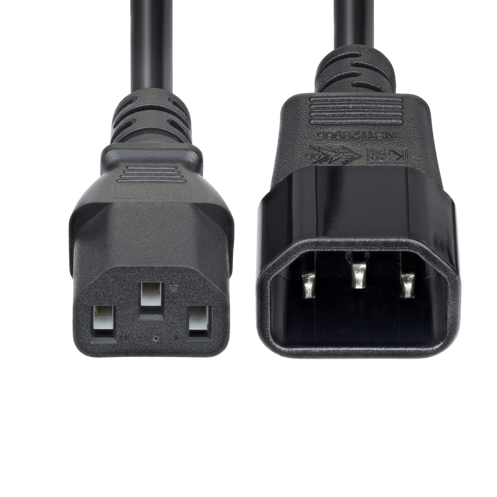 EAN 0065030920506 - StarTech.com PXTC13C141415FEU cable de transmisión Negro 4,57 m C14 acoplador C13 acoplador imagen 5
