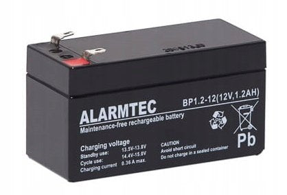 Battery 12v 1.2ah Vrla/Bp1.2-12 Alarmtec Emu
