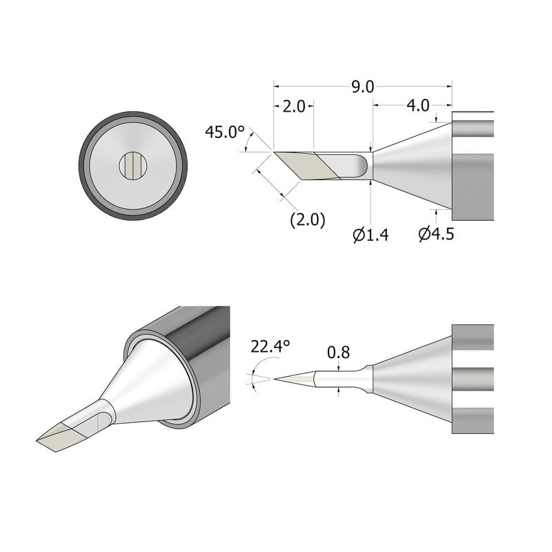 EAN 0810140230256 - iFixit IF145-842-1 Accesorio para estaciones de soldadura / soldadores 1 pieza(s) Punta de soldadura imagen 3