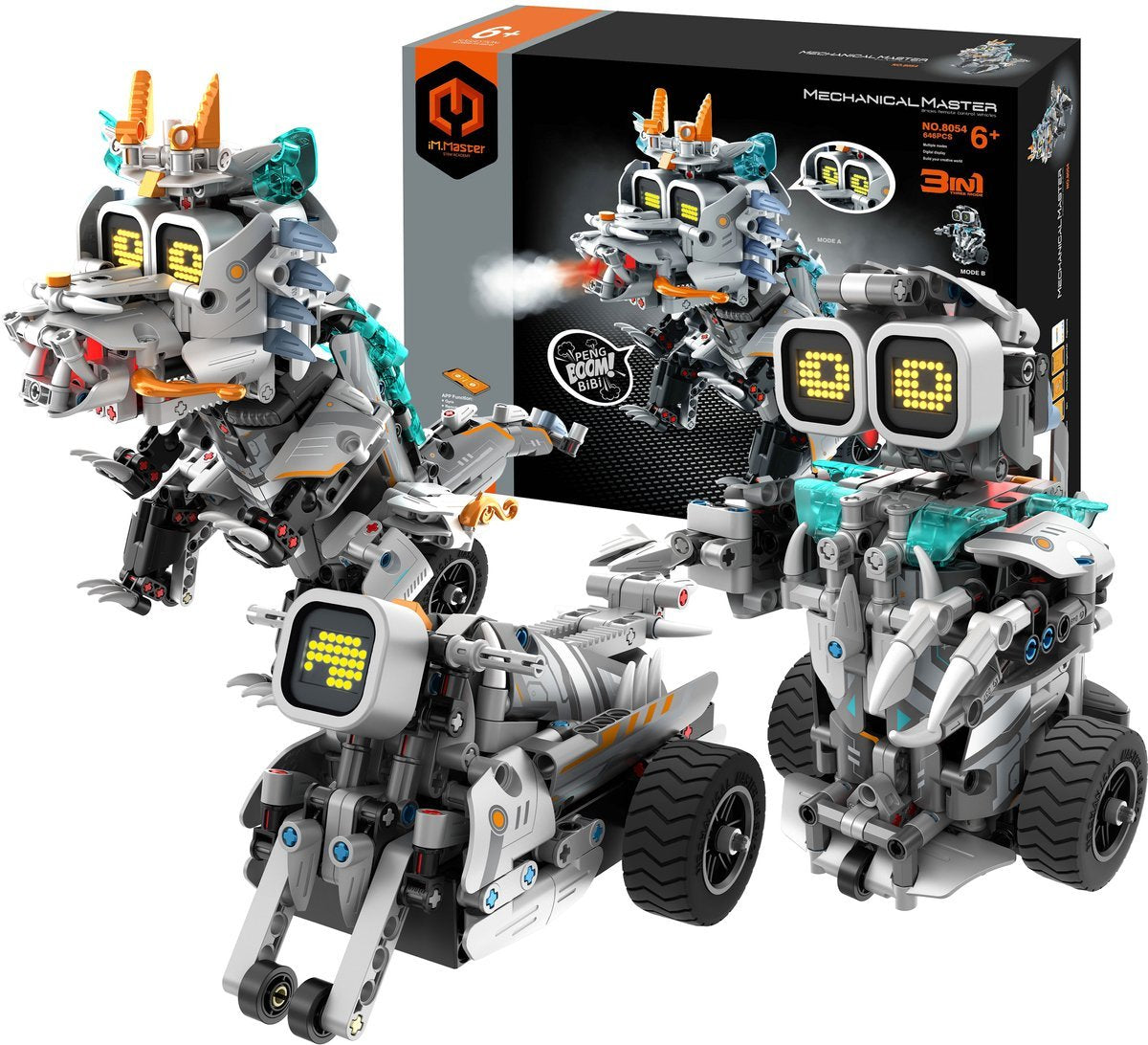 Im Master 2.4g R/C 3 In 1 Intelligent Robot - 653pcs