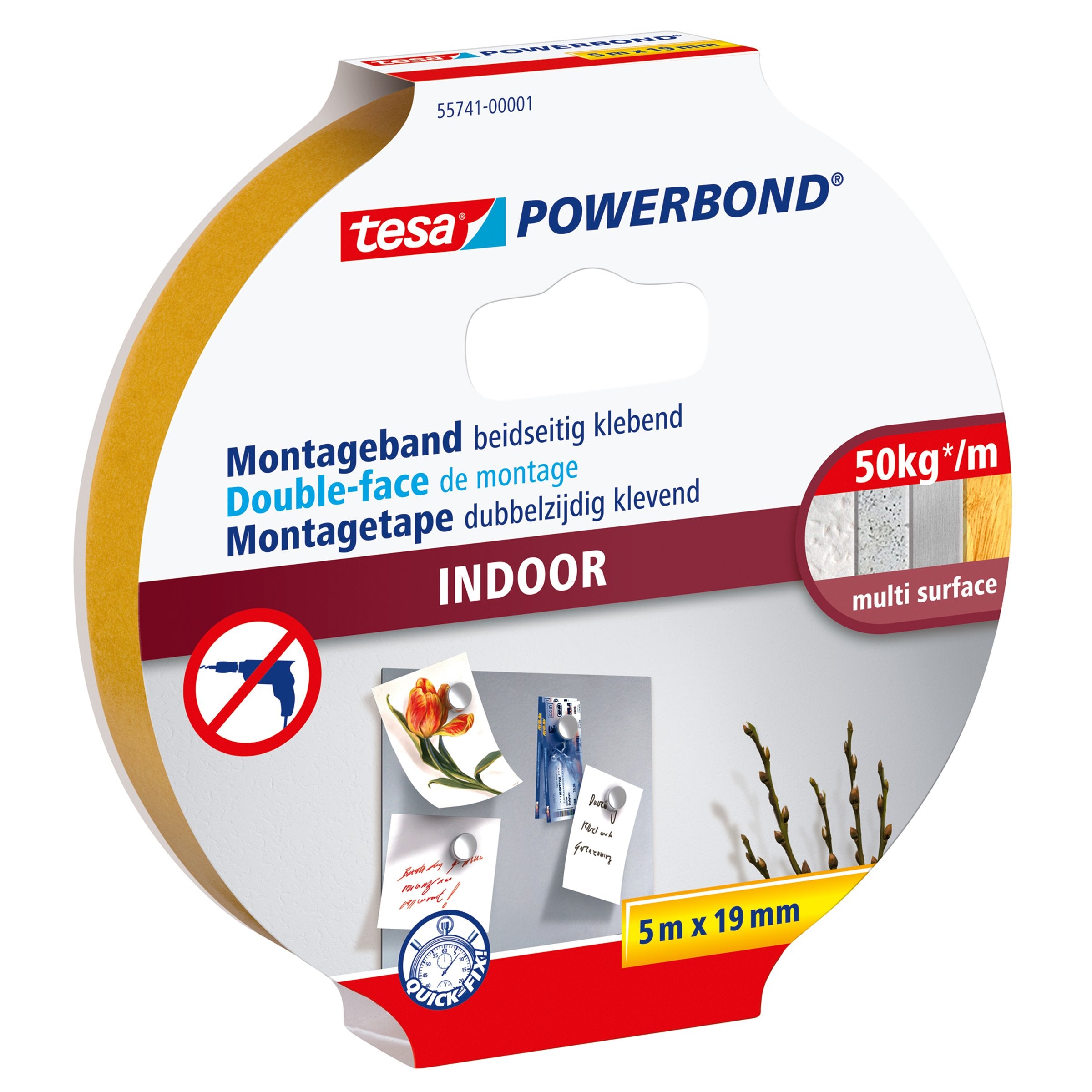 EAN 4042448843333 - TESA Powerbond INDOOR 5 m Cinta de montaje imagen 1