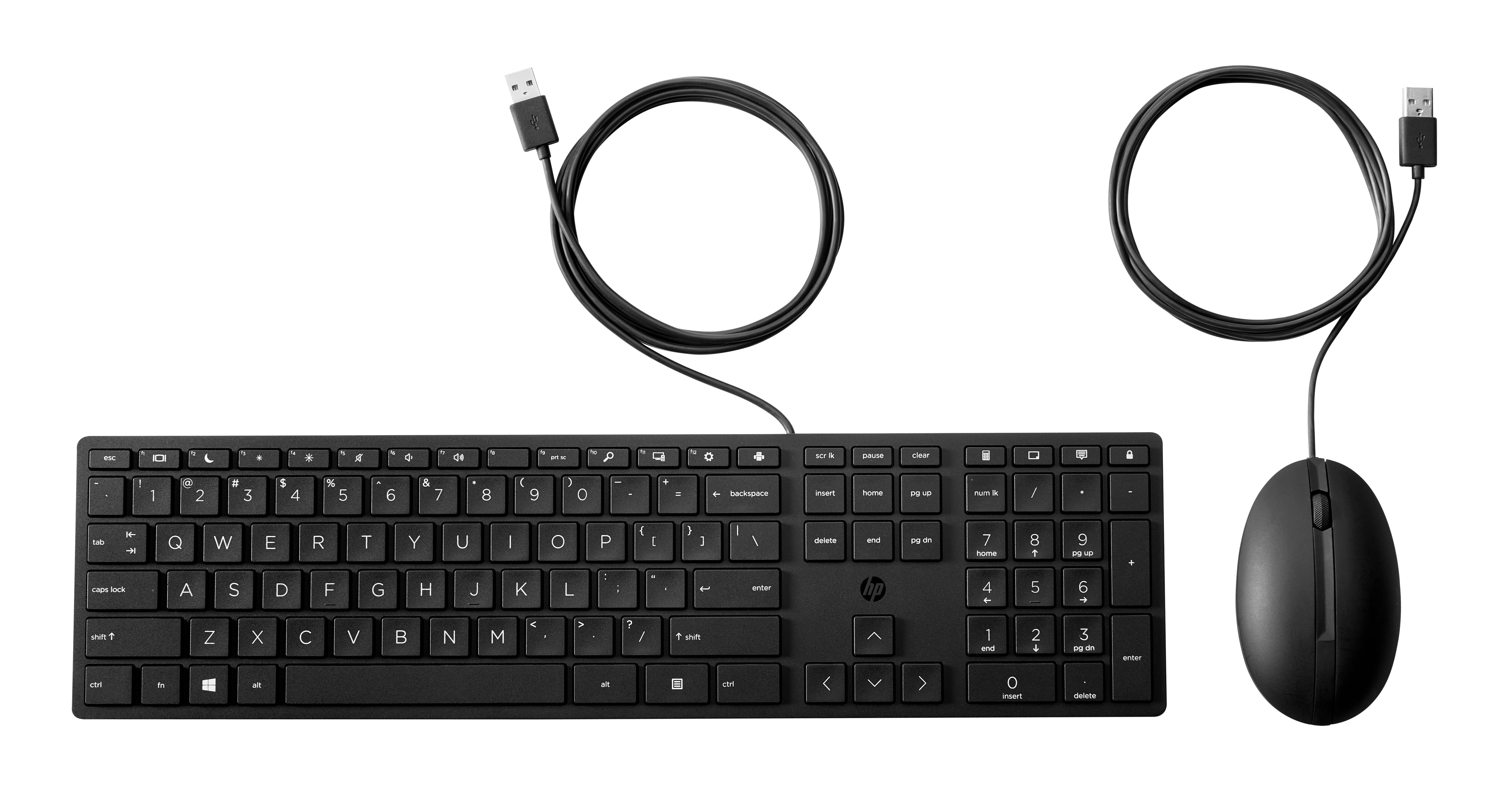 EAN 0194721887702 - HP Wired Desktop 320MK Mouse and Keyboard teclado Ratón incluido Oficina USB Negro imagen 1