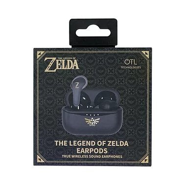 Auriculares  Otl The Legend Of Zelda Tws Negro Bluetooth Para Niños