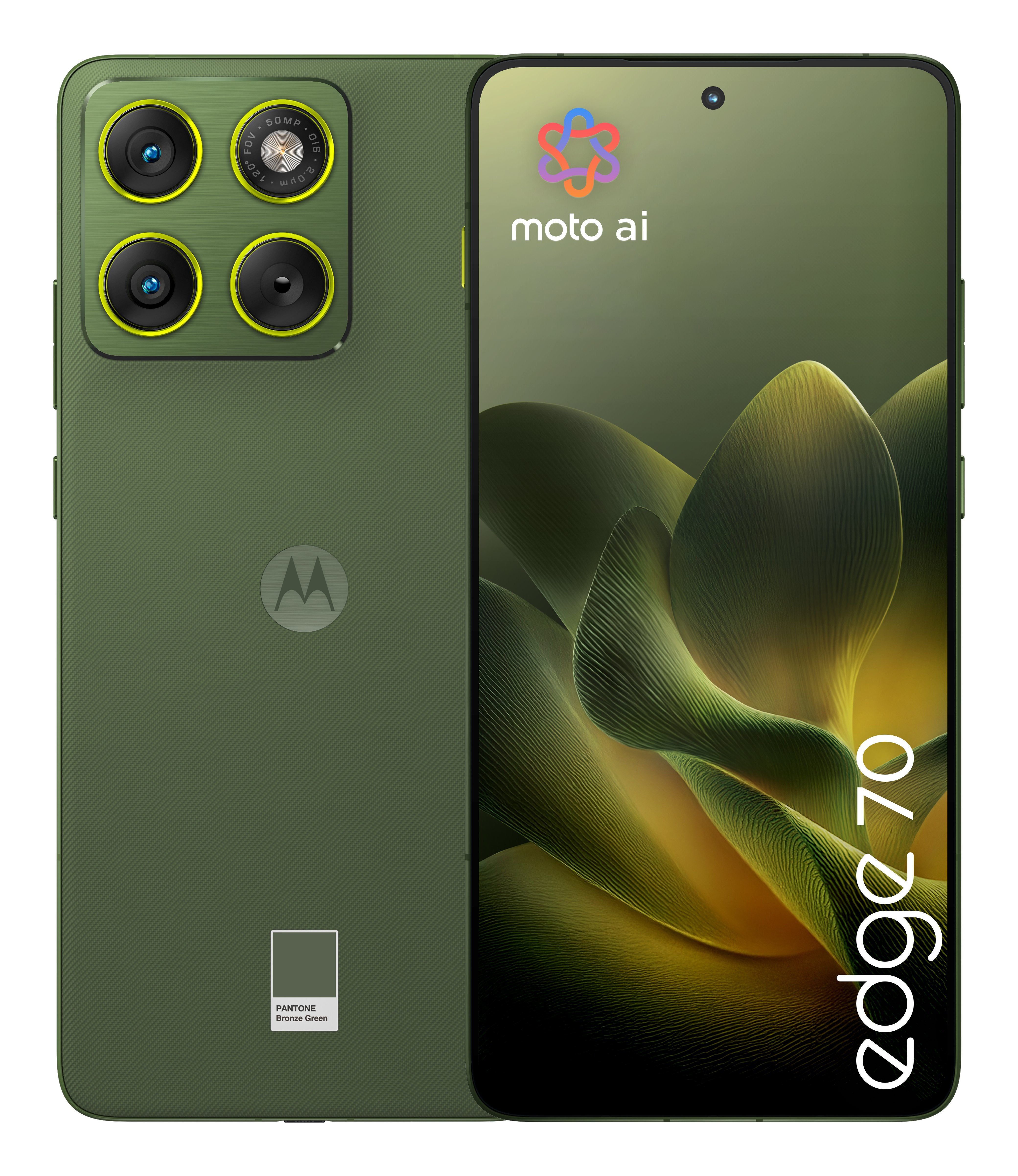 EAN 0840493608020 - Motorola edge 70 17 cm (6.7") SIM doble Android 16.0 5G USB Tipo C 12 GB 512 GB 4800 mAh Verde imagen 1