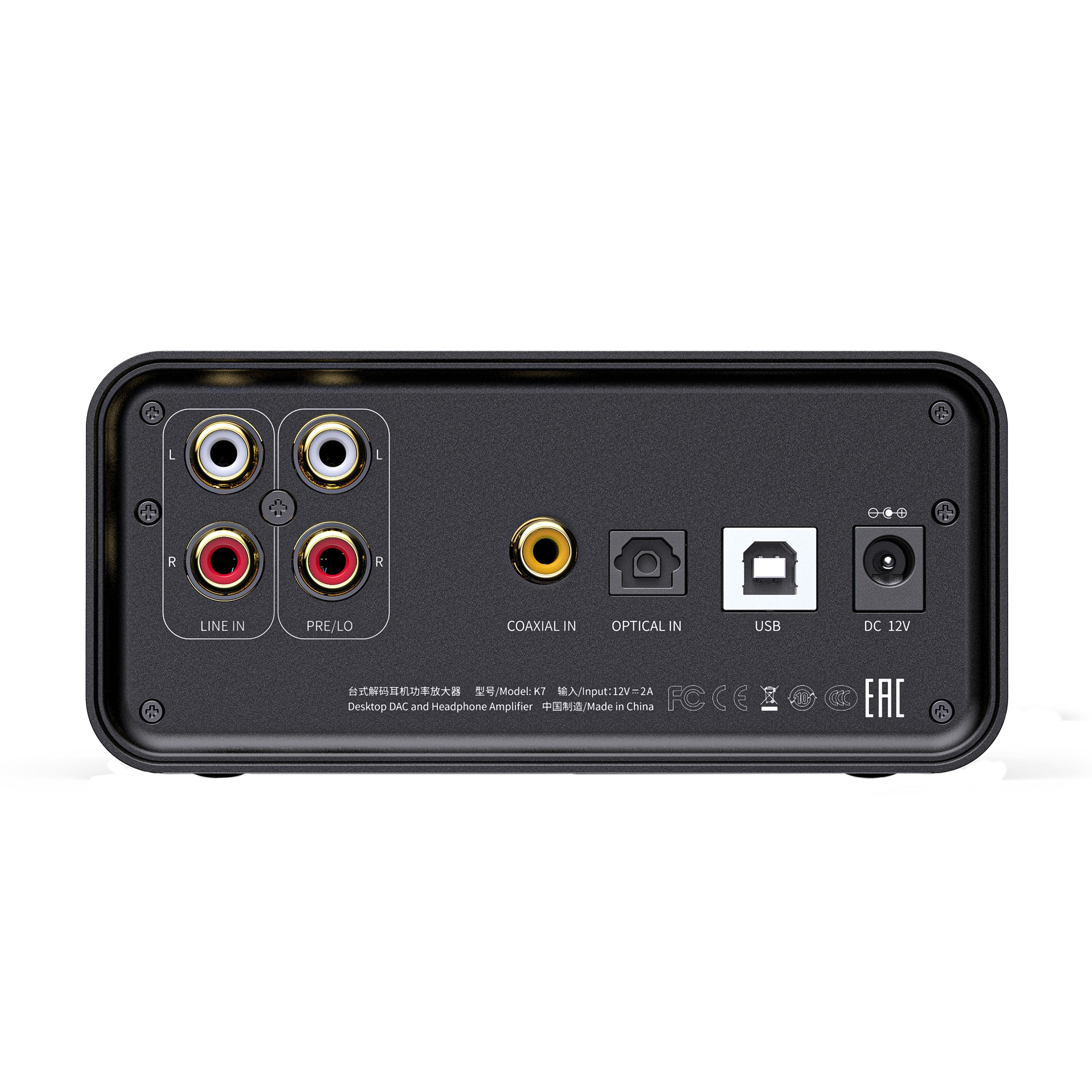 EAN 6953175710424 - FiiO K7 BT amplificador de audio Hogar Negro imagen 2