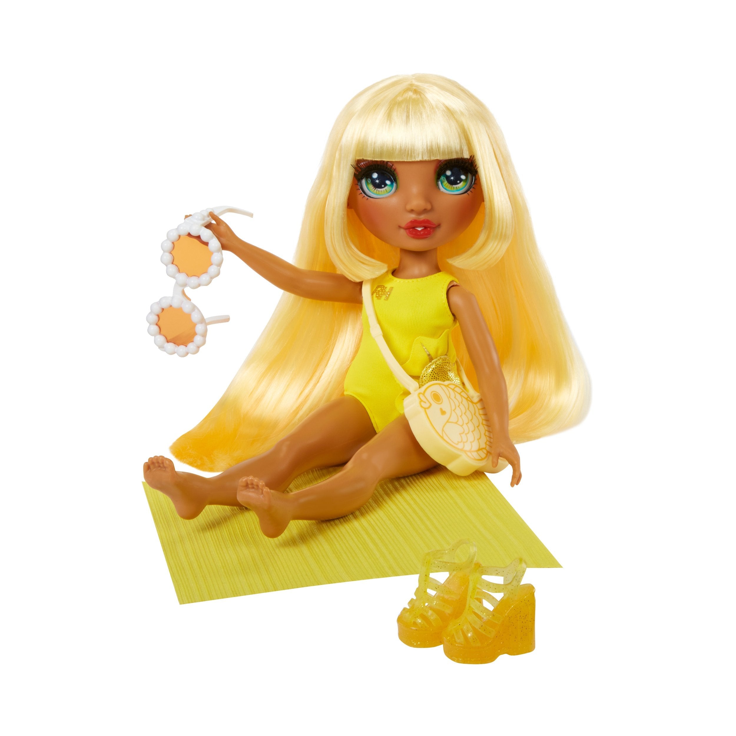 Muñeca  Mga Entertainment Rainbow High Swim & Style - Sunny (Yellow) 507284-Euc