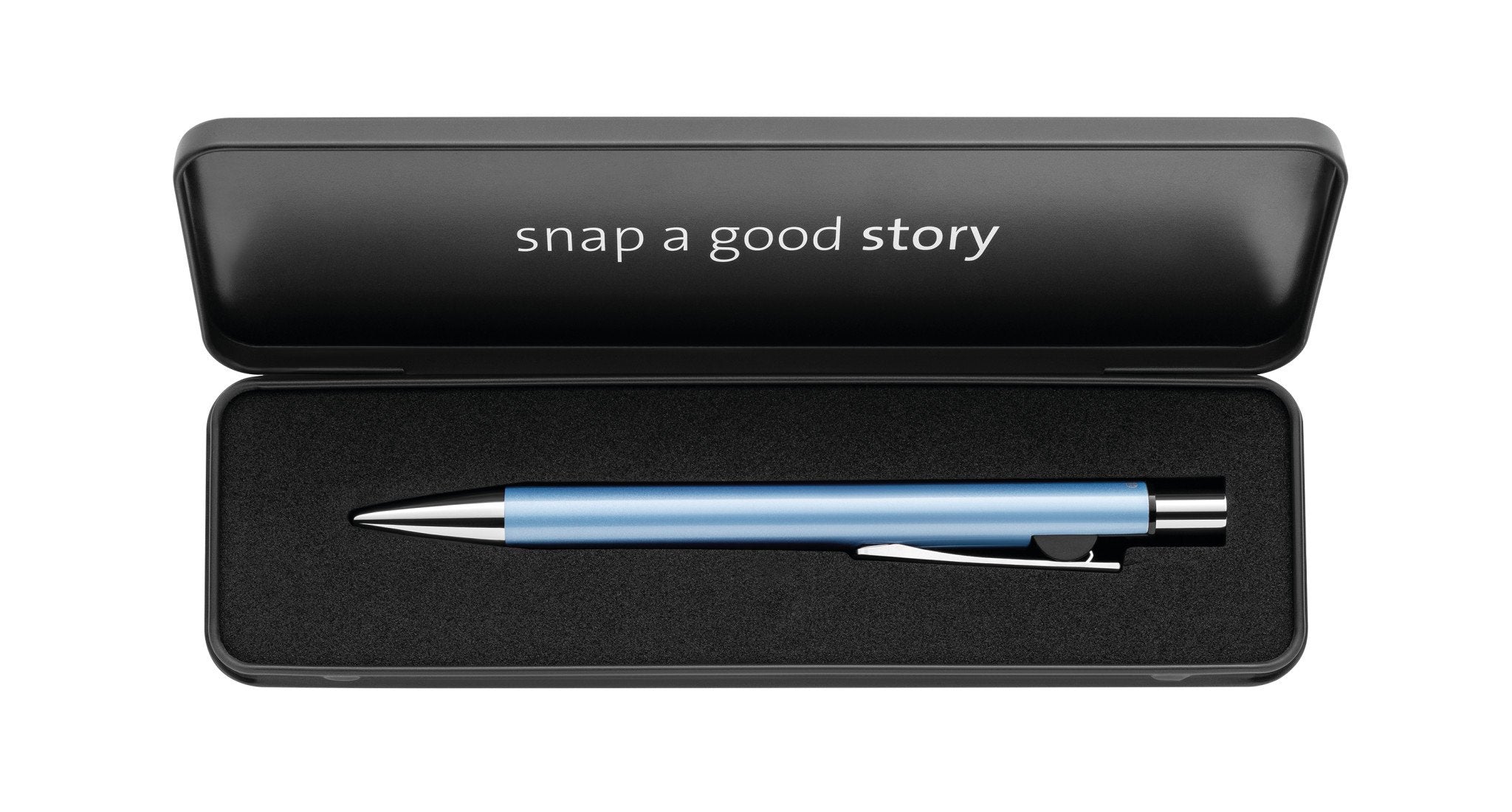 Bolígrafo Pelikan Snap Metalic K10 Azul Escarcha En Estuche