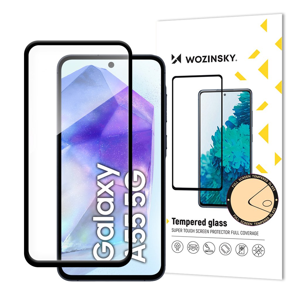 Wozinsky Full Glue Protection Glass For Samsung Galaxy A55 5g Transparent