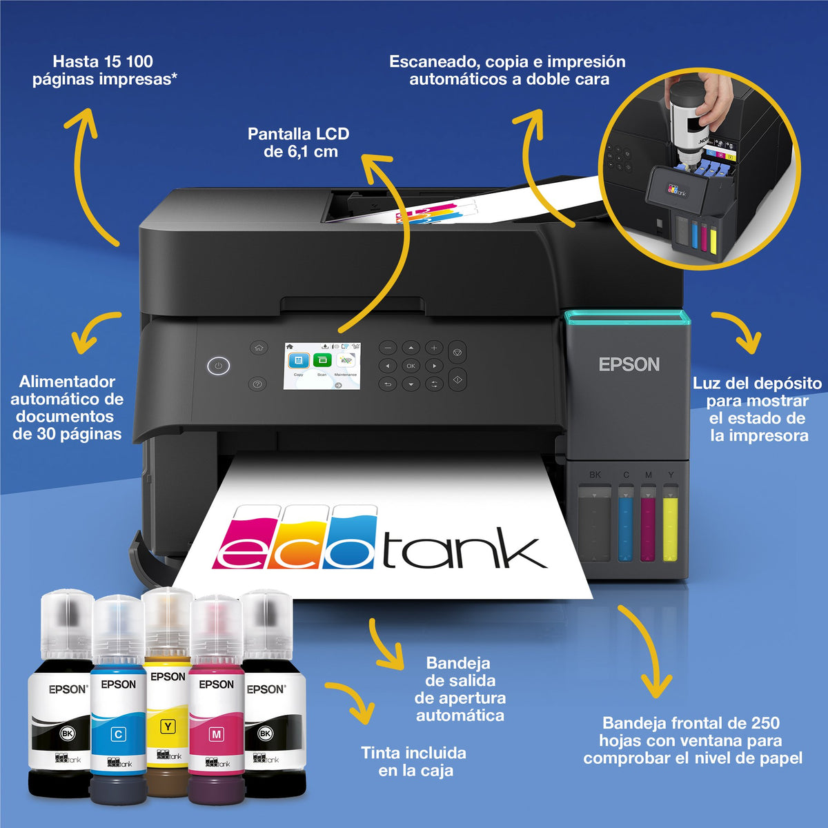 EAN 8715946732558 - Epson EcoTank ET-3950 imagen 3