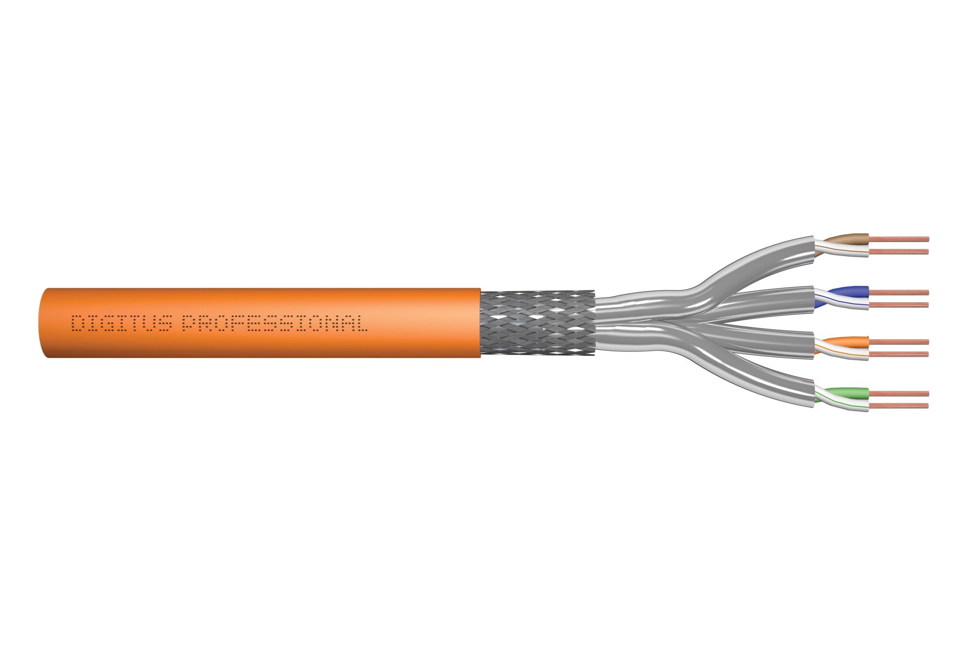 EAN 4016032300786 - Digitus DK-1743-VH-10 cable de red Naranja 1000 m Cat7 S/FTP (S-STP) imagen 1
