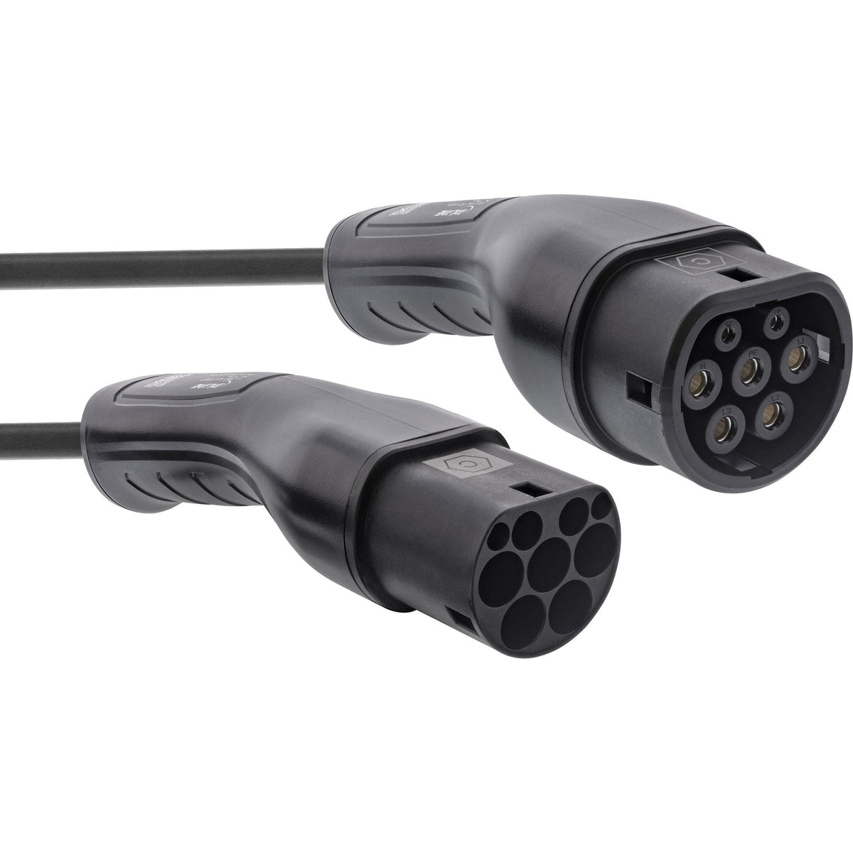 Inline® Ev Car Charging Cable 11kw Type2, 3-Phase, 7.5m