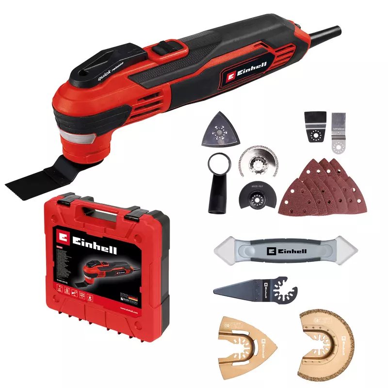 Herramienta Multifunción Einhell Te-Mg 350 Eq  Rojo/Negro