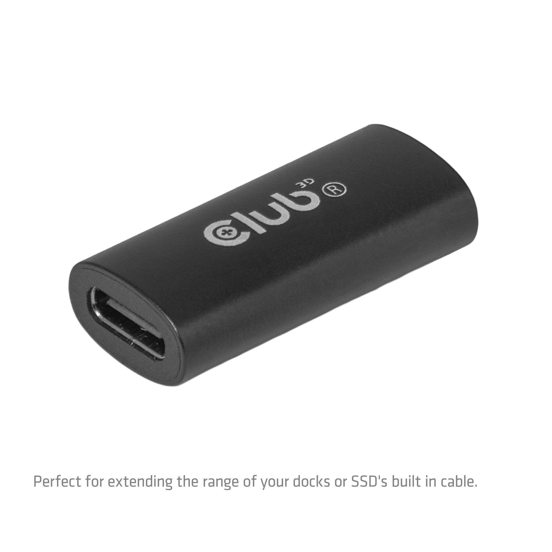 Club3d Adapter Usb-C > Usb-C 40gbps 240w 8k@60hz H/H Retail