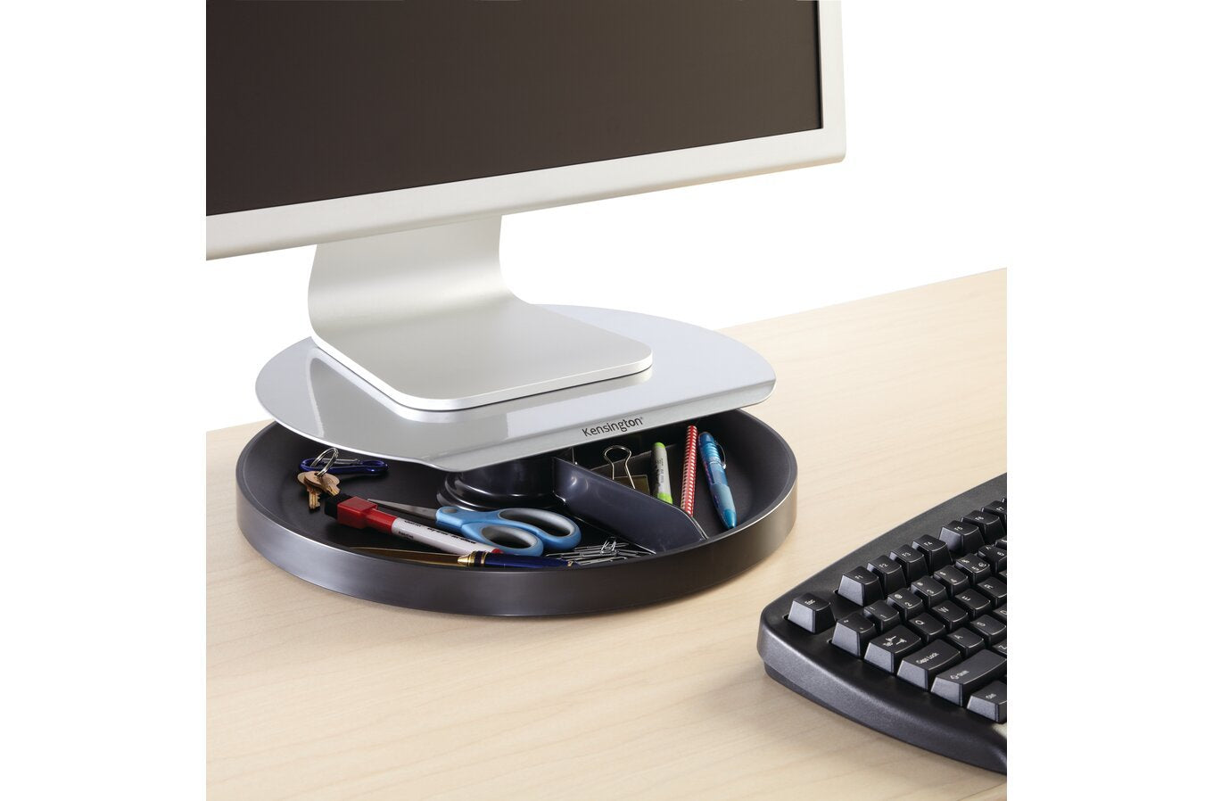 Soporte Monitor Kensington Spin2 Silver/Black