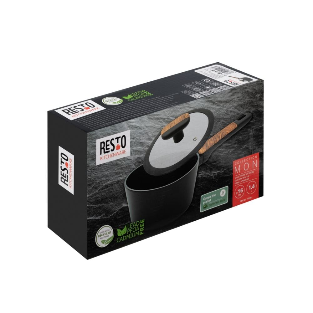 EAN 4260709012971 - Resto Kitchenware 93186 cacerola 1,4 L Alrededor Negro, Madera imagen 14