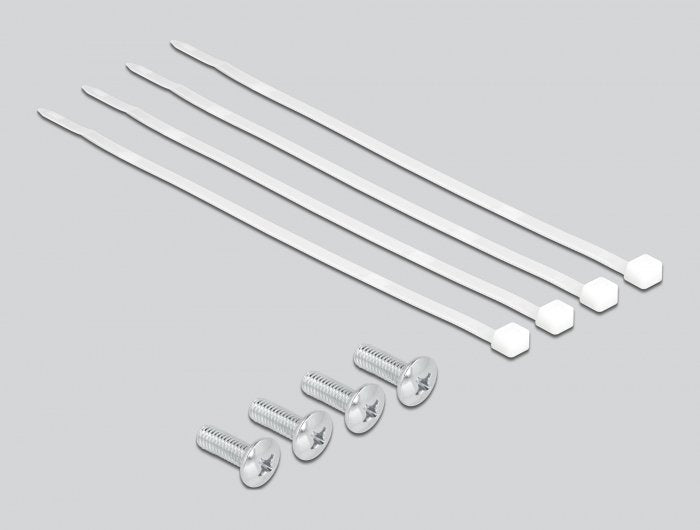 Delock 19" Patchpanel 24 Port Cat.5e 1 He Farbig