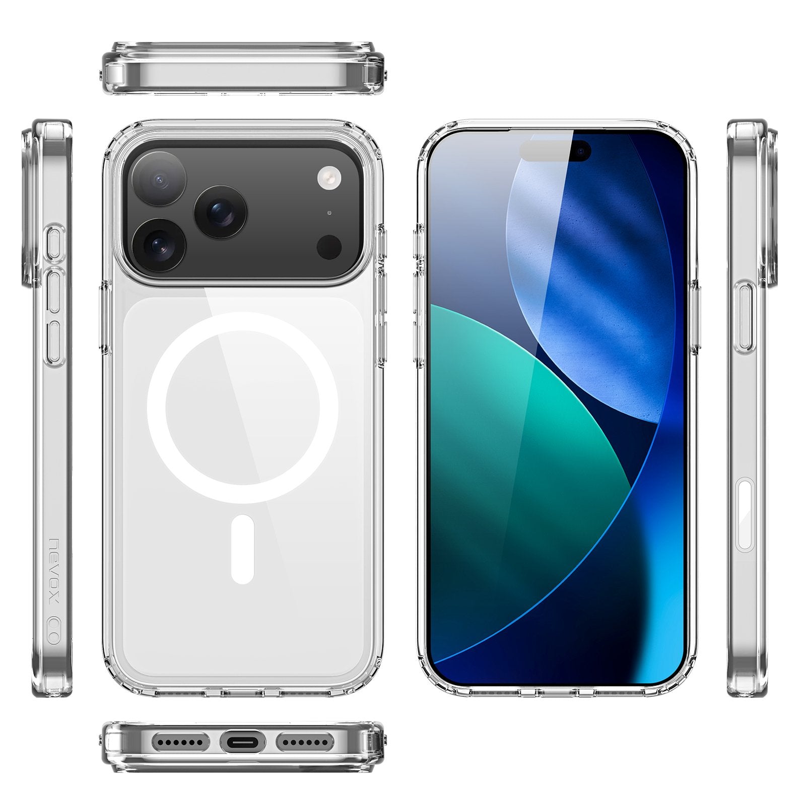 Nevox Styleshell Shockflex - Iphone 17 Pro Max Kompatibel A Magsafe Transparente