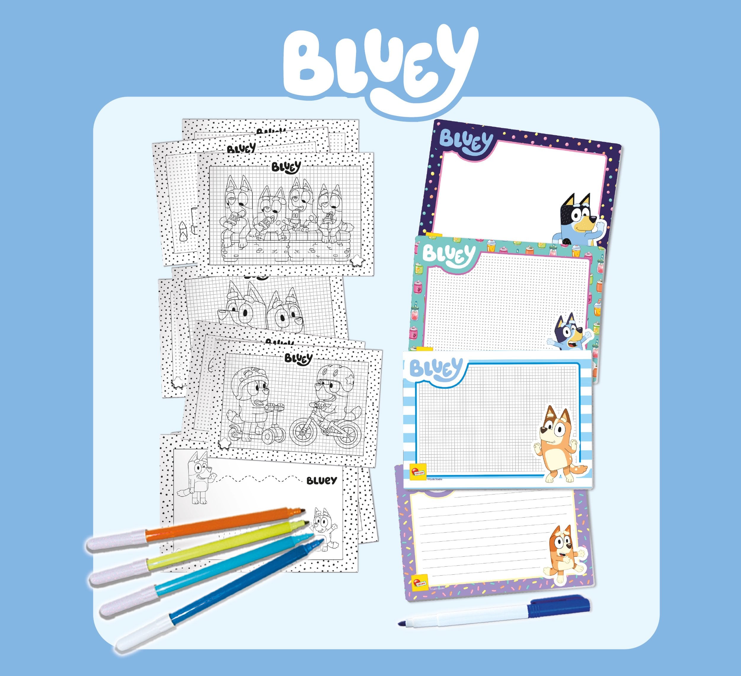 EAN 8008324099382 - Lisciani 99382 juego de tablero Bluey Drawing School Juego de mesa Dibujo imagen 3