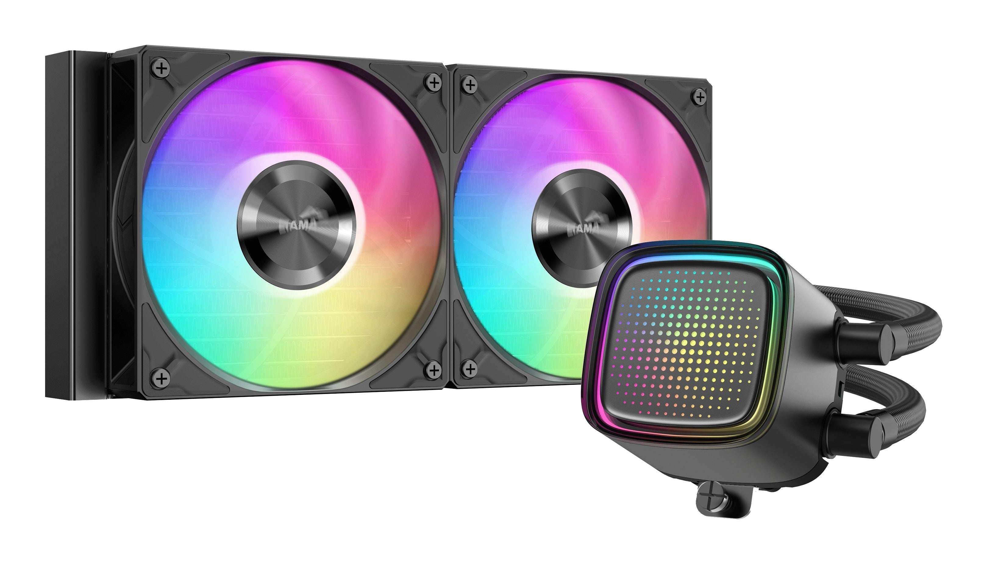 Sama L50 240 Wasserkã¼hlung Argb Infinity Mirror Black Retail