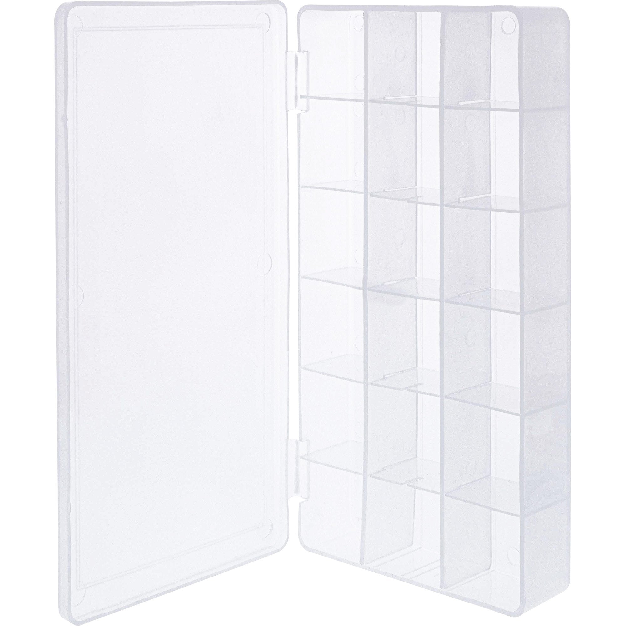 Caja De Componentes Pequeños Inline 18 Estantes 213x114x35mm