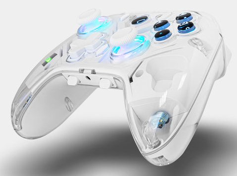 Gamepad Krom Krystal Inalambrico Rgb Bt 5.0