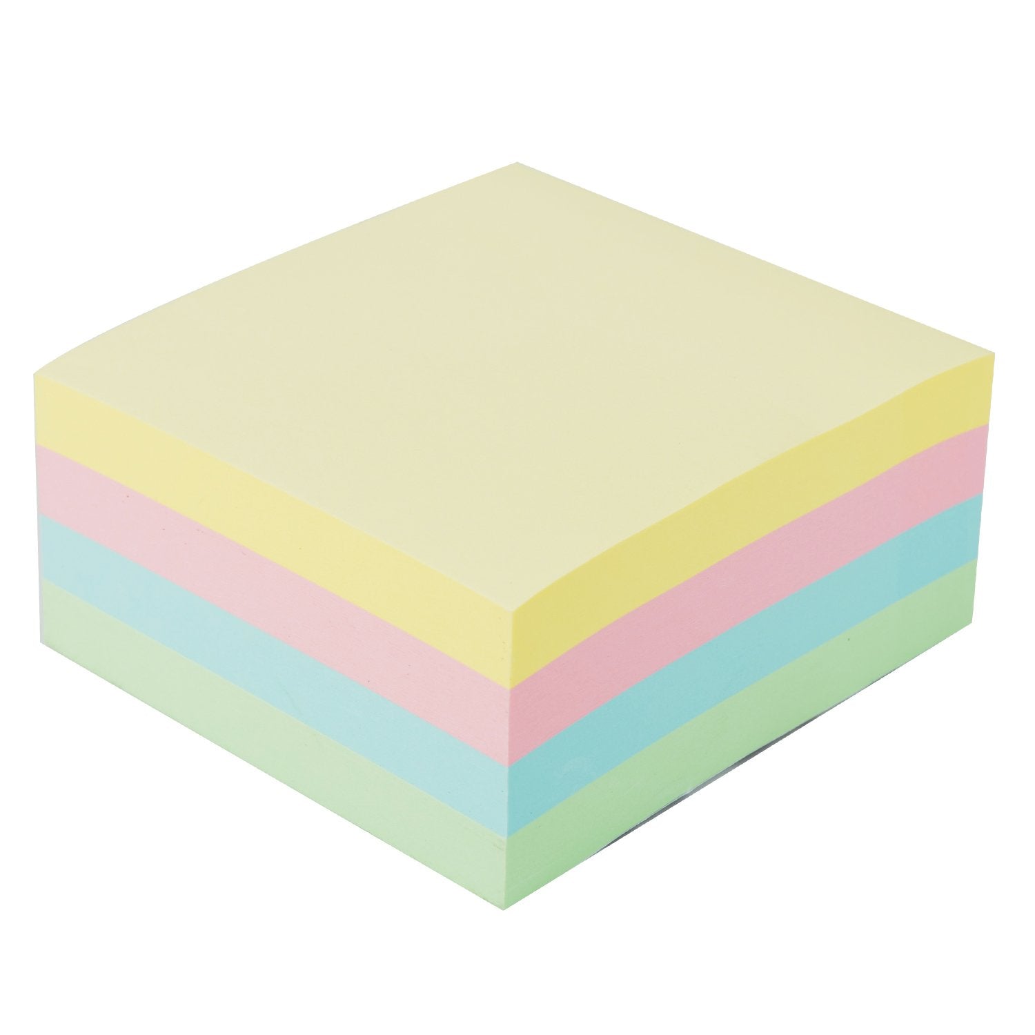 Deli Cubo Notas Adhesivas 4x100h 76x76mm Colores Surtidos Pastel