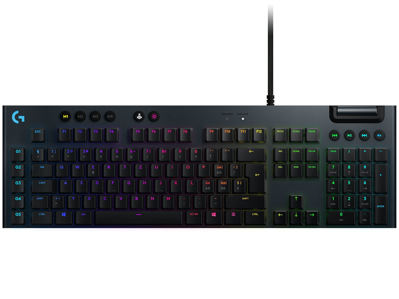 EAN 5099206080812 - Logitech G G815 teclado Juego USB QWERTY Internacional de EE.UU. Negro imagen 1